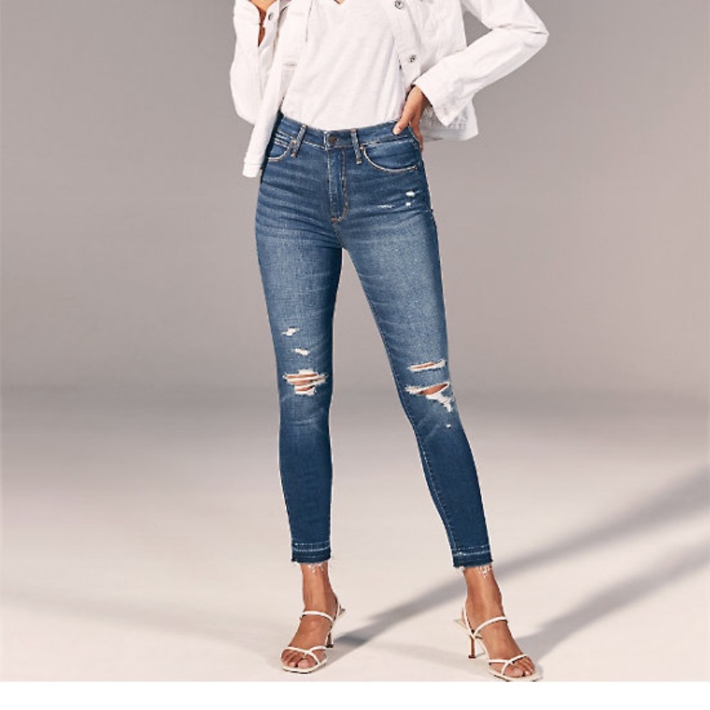 Abercrombie high rise jeans!